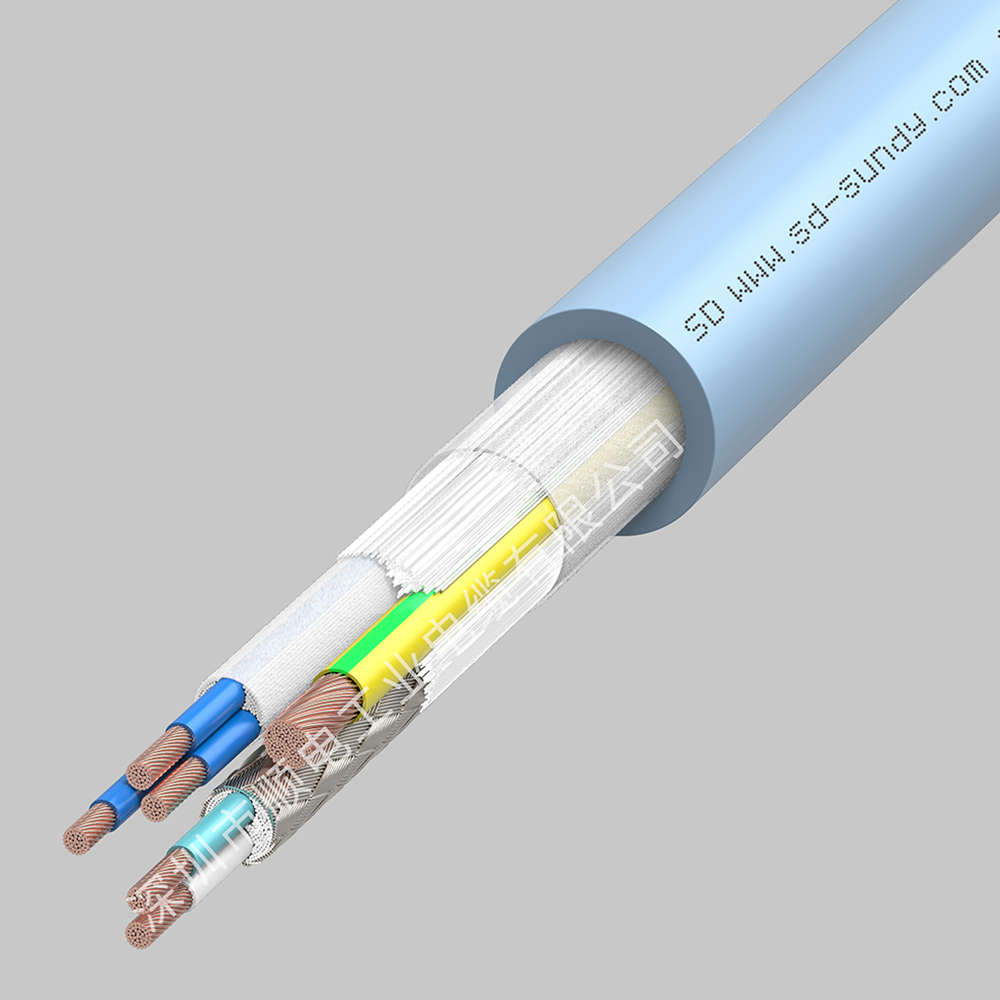 屏蔽組合拖鏈電纜